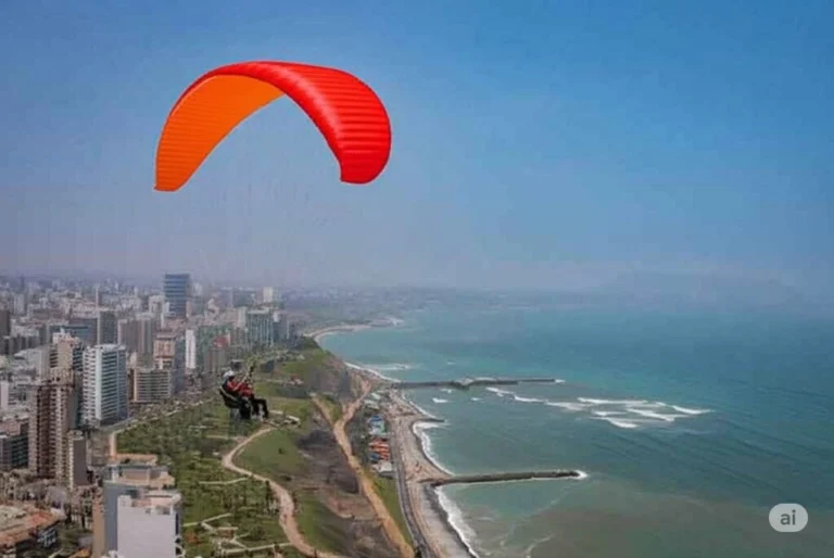 Paragliding in Lima